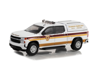 Изображение GREENLIGHT 1/64 CHEVROLET Silverado Narberth Ambulance Special Operations-Narberth Pennsylvania 2020