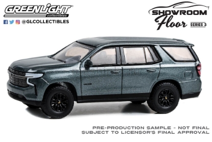 Изображение GREENLIGHT 1/64 CHEVROLET Tahoe RST 4x4 2023 silver sage metallic