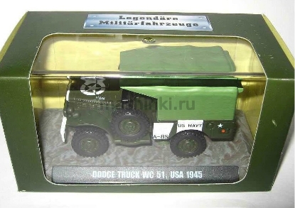 Изображение ATLAS 1/43 DODGE WC51 3/4 4x4 US NAVY 1945