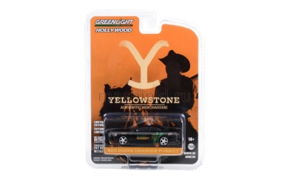 Изображение GREENLIGHT 1/64 DODGE Charger Pursuit County Sheriff Deputy №18 2011 (т/c Йеллоустоун)