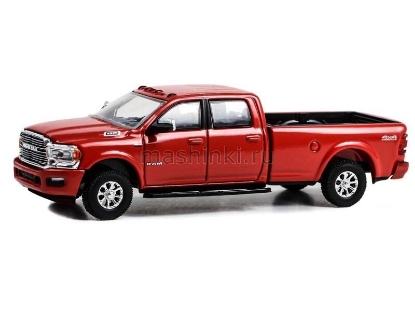 Изображение GREENLIGHT 1/64 DODGE Ram 2500 Laramie 4x4 2022 flame red clearcoat