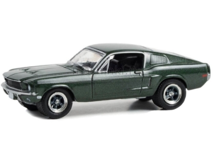 Изображение GREENLIGHT 1/64 FORD Mustang GT Fastback 1968 Green 24 Woodward Dream Cruise Featured Heritage Vehicle 2018