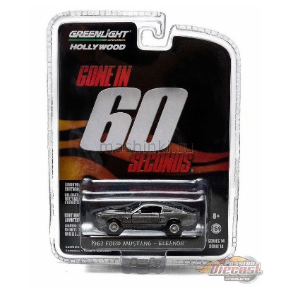 Изображение GREENLIGHT 1/64 FORD Mustang GT500 Eleanor 1967 (к/ф Угнать за 60 секунд)