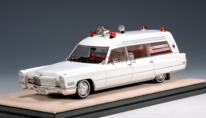 Изображение STAMP 1/43 CADILLAC Miller-Meteor Ambulance 1968 white