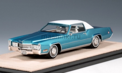 Изображение STAMP 1/43 CADILLAC Eldorado Biarritz 1970 lucerne aqua firemist