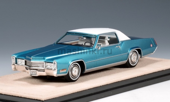 Изображение STAMP 1/43 CADILLAC Eldorado Biarritz 1970 lucerne aqua firemist
