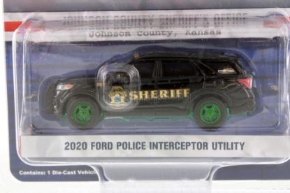 Изображение GREENLIGHT 1/64 FORD Police Interceptor Utility Johnson County Kansas Sheriff 2020