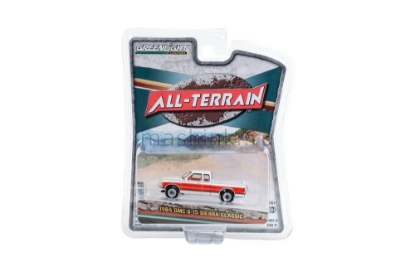 Изображение GREENLIGHT 1/64 GMC S-15 Sierra Classic 4x4 1984 apple red and frost white