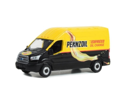 Изображение GREENLIGHT 1/64 FORD Transit LWB High Roof Pennzoil Express Oil Change 2019