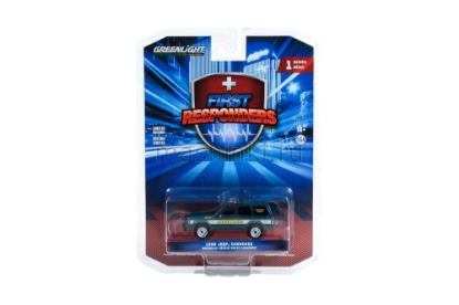 Изображение GREENLIGHT 1/64 JEEP Cherokee Greenport Rescue Squad PaRAMedic-Greenport New York 1998