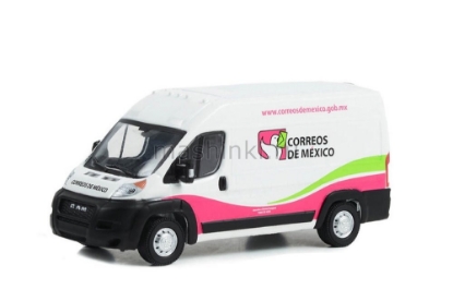 Изображение GREENLIGHT 1/64 RAM ProMaster 2500 Cargo High Roof Correos de Mexico 2021