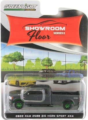 Изображение GREENLIGHT 1/64 RAM 2500 Big Horn Sport 4x4 2022 granite crystal metallic