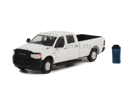 Изображение GREENLIGHT 1/64 RAM 2500 Pick-up Tradesman c баком для мусора 2021