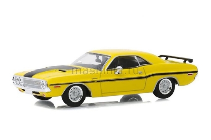 Изображение GREENLIGHT 1/18 DODGE Challenger R/T 1970 (т/с Морская полиция: Спецотдел) yellow