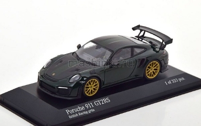 Изображение MINICHAMPS 1/43 PORSCHE 911 GT2RS (991.2) 2018 dark green
