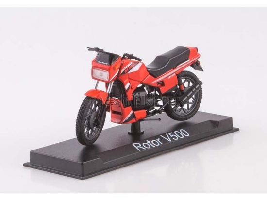 Изображение НАШИ МОТОЦИКЛЫ-63 1/24 ROTOR V500 красный