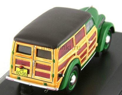 Изображение DIP 1/43 МОСКВИЧ-401-422 фургон зеленый (тираж 300 шт)