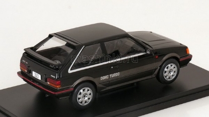 Изображение WHITEBOX 1/24 MAZDA 323 4WD Turbo 1989 black/dark grey