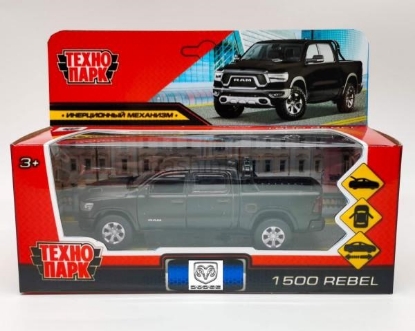 Изображение ТЕХНОПАРК DODGE Ram 1500 Rebel пикап 13 см матовый черный