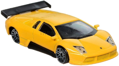 Изображение ТЕХНОПАРК LAMBORGHINI Murcielago R-Gt 7,5 см желтый блистер
