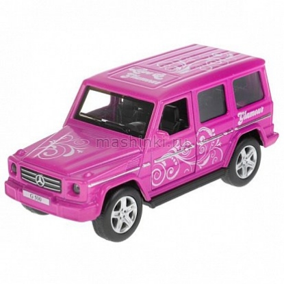 Изображение ТЕХНОПАРК MERCEDES-BENZ G-Class 12 см фиолетовый (для девочек)
