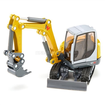 Изображение SIKU 1/50 Экскаватор гусеничный WACKER Neuson ET65 желтый