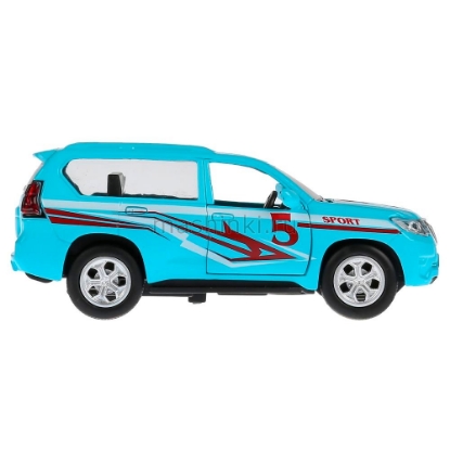 Изображение ТЕХНОПАРК TOYOTA Land Cruiser Prado Спорт 12 см (свет, звук) голубой