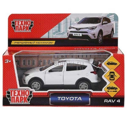 Изображение ТЕХНОПАРК TOYOTA Rav4 12 см белый