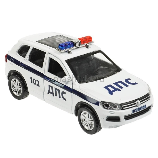 Изображение ТЕХНОПАРК VW Touareg Полиция ДПС 12 см белый