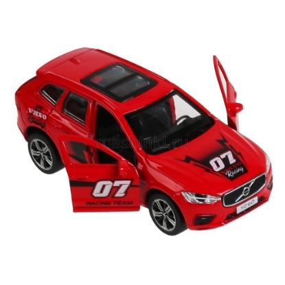 Изображение ТЕХНОПАРК VOLVO XC60 R-Desing Спорт 12 см красный