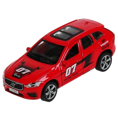 Изображение ТЕХНОПАРК VOLVO XC60 R-Desing Спорт 12 см красный