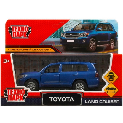 Изображение ТЕХНОПАРК TOYOTA LAND Cruiser 12,5 см синий