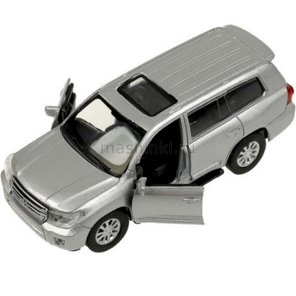 Изображение ТЕХНОПАРК TOYOTA LAND Cruiser 12 см серебристый