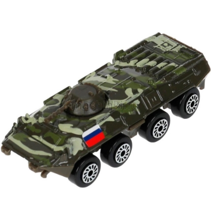 Изображение ТЕХНОПАРК Военная техника металл. 7,5 см (БТР, Т-90)