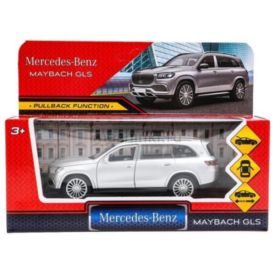 Изображение ТЕХНОПАРК MERCEDES-BENZ GLS MAYBACH 12 см белый иридий