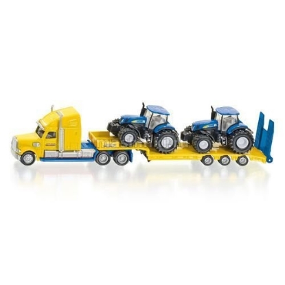Изображение SIKU 1/87 Тягач LKW желтый + 2 шт трактор New Holland