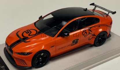 Изображение Открыв-ALLOY CAR 1/18 JAGUAR XE SV PROJECT 8 (свет, звук) инерц. orange/оранжевый