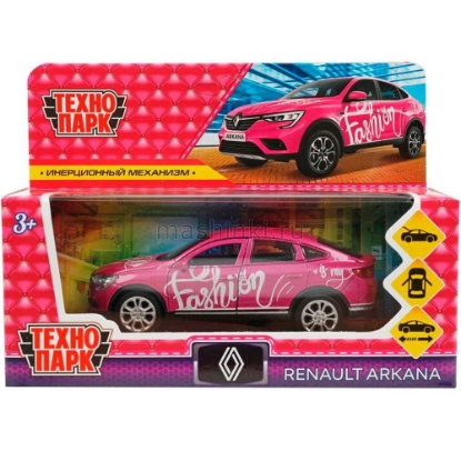 Изображение ТЕХНОПАРК RENAULT Arkana 12 см розовый (для девочек)