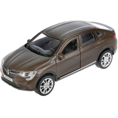 Изображение ТЕХНОПАРК RENAULT Arkana 12 см (свет, звук) матовый коричневый
