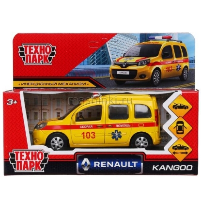 Изображение ТЕХНОПАРК RENAULT Kangoo Реанимация 12 см желтый