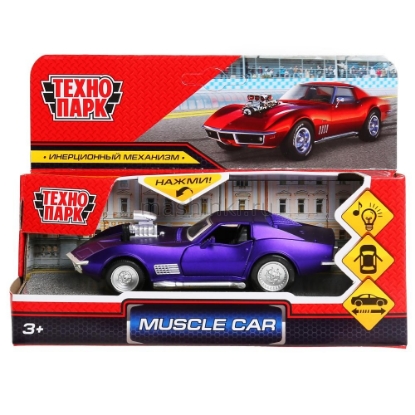 Изображение ТЕХНОПАРК MUSCLE CAR 12 см (свет, звук) в ассорт. в открыт. коробке