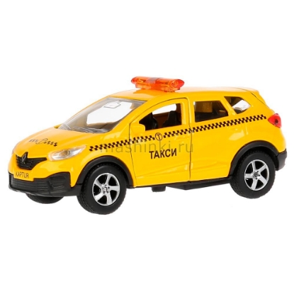 Изображение ТЕХНОПАРК RENAULT Kaptur такси 12 см желтый