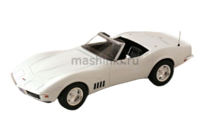 Изображение NOREV 1/18 CHEVROLET Corvette C3 Convertible 1969 can am white