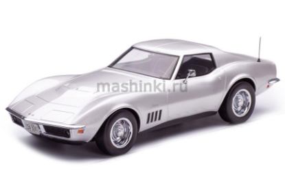 Изображение NOREV 1/18 CHEVROLET Corvette C3 Coupe 1969 silver