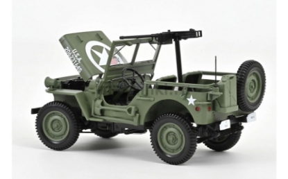 Изображение NOREV 1/18 JEEP WILLYS 4x4 US Army D-Day Нормандия 1944
