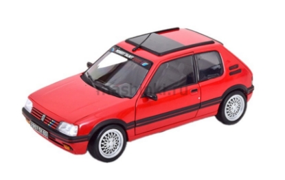 Изображение NOREV 1/18 PEUGEOT 205 GTi 1.9 PTS 1991 vallelunga red