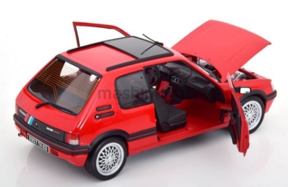 Изображение NOREV 1/18 PEUGEOT 205 GTi 1.9 PTS 1991 vallelunga red