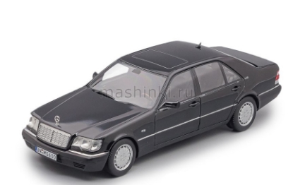 Изображение DEALER MODEL-MISSION 1/18 MERCEDES-BENZ S600 (W140) black/черный