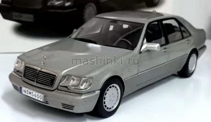 Изображение DEALER-MISSION MODEL 1/18 MERCEDES-BENZ S600 (W140) silver/серебристый