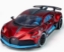 Изображение Открыв-DIE-CAST MODEL 1/18 BUGATTI Divo (свет, звук) инерц. red/красный